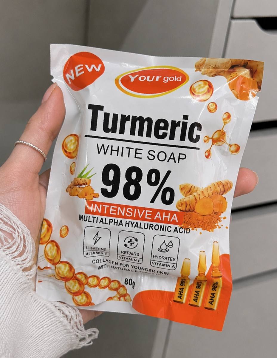 صابون سفیدکننده طلای زردچوبه WOFU GOLD