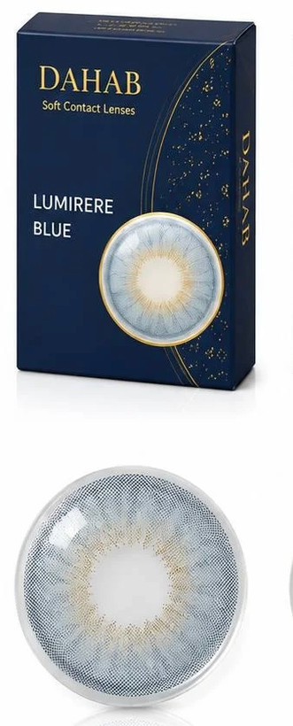 لنز رنگی دهب سری لومیر و کت آی آبی لومیر (LUMIRERE BLUE)